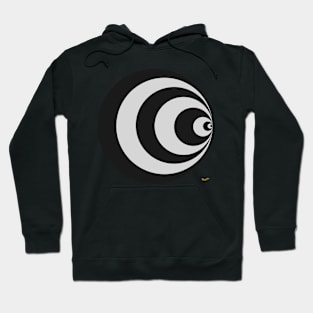 Black & White Circles Hoodie